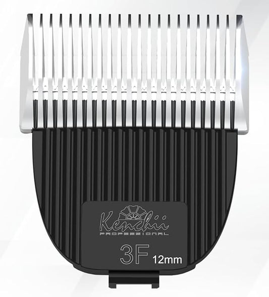 Kenchii Flash Clipper Blade (3F,12mm) Only Compatible with Flash Clipper, Black & White
