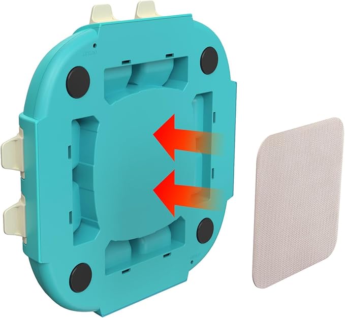 Dog Scratch Board, 3-in-1 Puzzle Toy & Dog Nail File, Enrichment Toys with Treat Dispenser, Scratch Pad for Nails with 8 Sandpapers & Anti-Slip Mat for All Floors, Blue