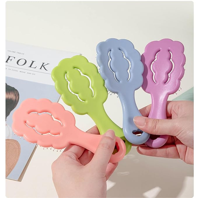 Cloud Shape Small Dog Grooming Brush - Perfect for Shih Tzus, Yorkies, and Maltipoos - Ideal Puppy Hair Brushes for Maltese and Small Breeds (Pink)