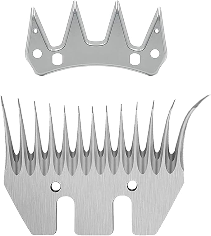 13 Tooth Sheep Shear Clipper Replacement Blades for Electric Sheep Clippers( 2 Sets )