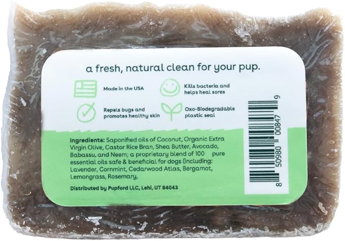Pupford Sudsy Shampoo Bar for Dogs (Original)