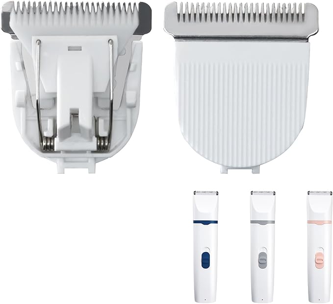 KIKETECH Dog Clippers Blade for Grooming, Replacable Safe & Sharp Dog Trimmer Blades, 304 Stainless Steel and Ceramic, Blade Width 1.25" Compatible with Masagotti Dog Hair Clippers Kit, 2 Packs