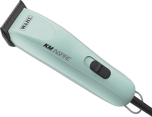 Wahl Pro Animal KM Inspire Grooming Clippers - Powerful Brushless Motor - Professional Grooming Kit - for Dog, Cat & Horse - Corded Dog Groomer - 4 Stainless Steel Guide Combs