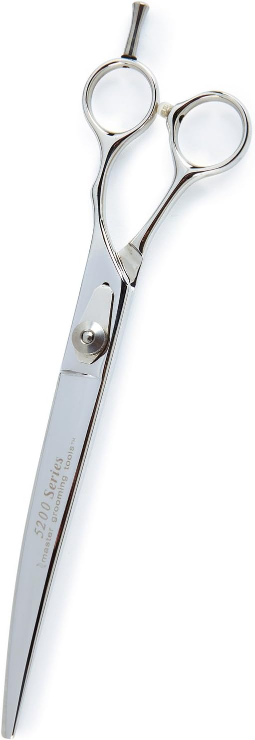 Master Grooming Tools 5200 Series Shears — High-Performance Shears for Grooming Dogs - Curved 8½"