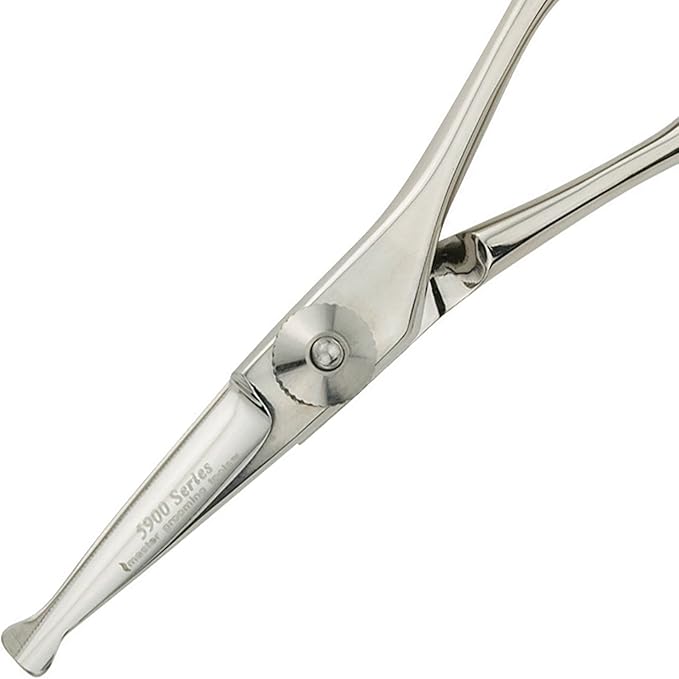 Master Grooming Tools 5900 Series Japanese Stainless Steel Shears — High-Performance Shears for Grooming Dogs - 46-Tooth Thinning Shears, Eye/Ear, 4½"
