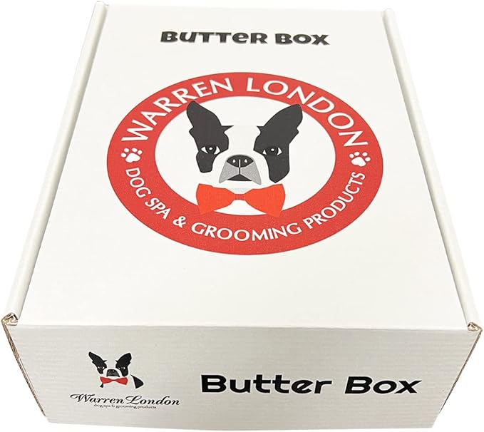 Warren London Dog Products Gift Boxes | Pet Presents Containing Multiple Luxury Spa Products | Birthday Box for Dog for Dog | New Puppy Present Gift Idea | Butter Box
