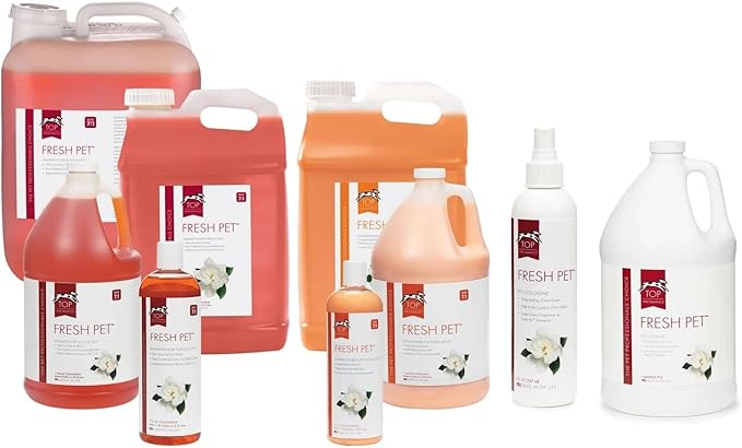 MPP Dog Grooming Pro Fresh Pet Shampoo Conditioner Cologne Mist or Waterless Shampoo (5 Gallon)