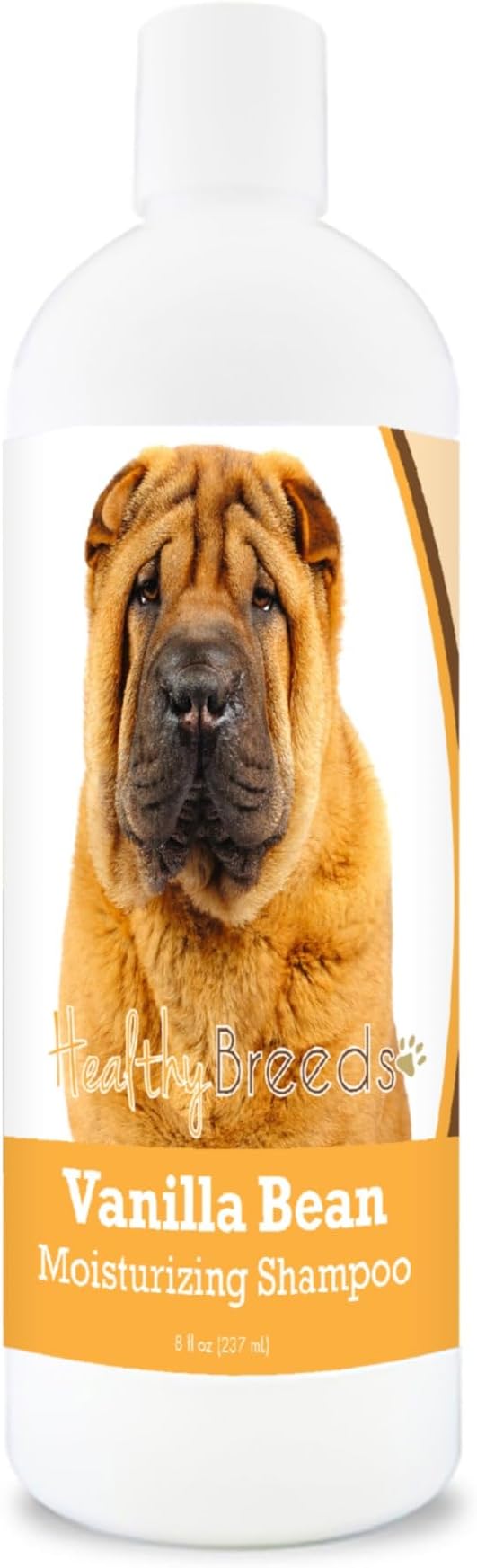 Healthy Breeds Chinese Shar Pei Vanilla Bean Moisturizing Shampoo + Conditioner - with Vitamins A, D, E + Coconut Oil - 8 oz
