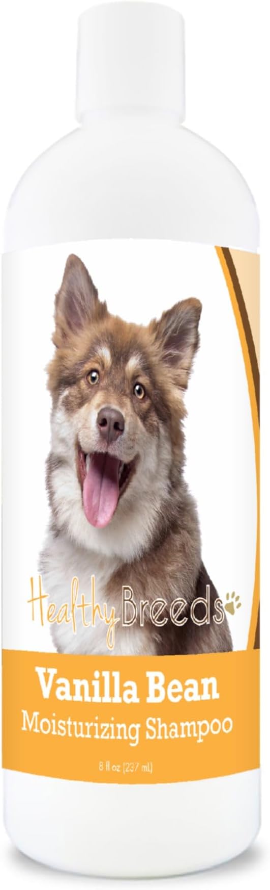 Healthy Breeds Finnish Lapphund Vanilla Bean Moisturizing Shampoo + Conditioner - with Vitamins A, D, E + Coconut Oil - 8 oz