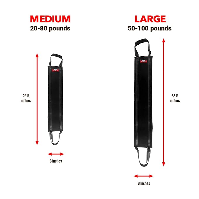 Updog Hind Leg Support Harness Dog Lifter, Dog Sling (Large, Black)
