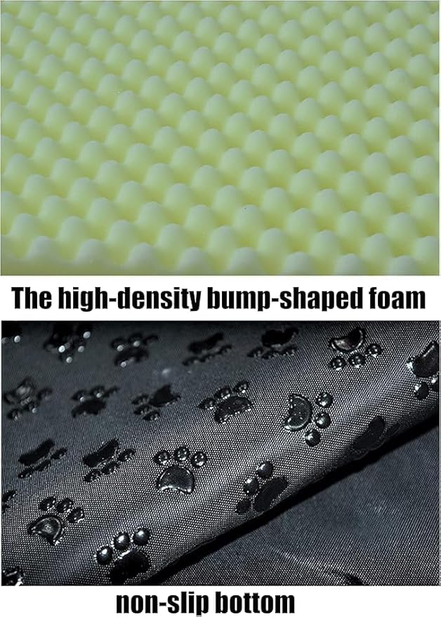 Cat Bed or Dog Bed,2 Ways to Use,Indoor Pet House with Fluffy Mat,Removable and Washable Cover,Splash-Proof House and Non-Slip Bottom,for Cats and Small Dogs(S Orange & Gray)