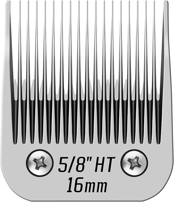 5/8HT Pet Dog Grooming Detachable Blades,Compatible with Andis,Oster A5,Wahl KM10 Clippers,Cut Length 5/8 inch (16mm)