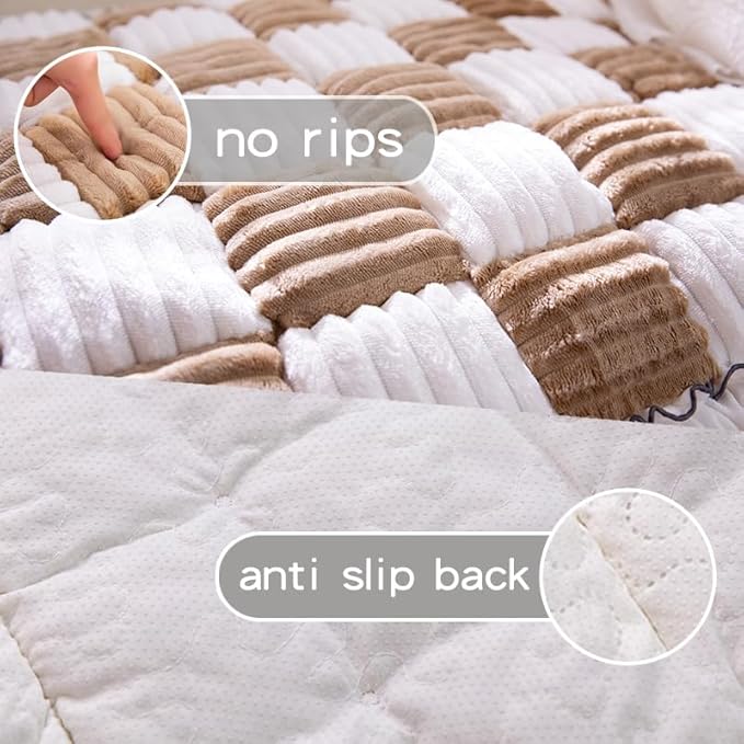Pet Couch Cover, Couch Cover for Dogs Washable,Durable Pet Couch Covers for Sofa,Pet Friendly Sofa Protector, Large Dog Furniture Shield, Easy Clean Dog Couch Cover(27.6X59In,Light Coffee)