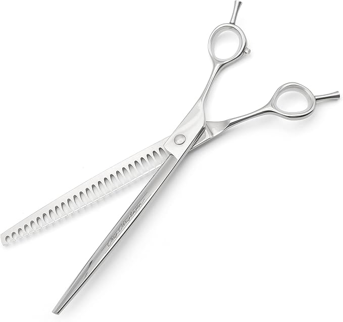 Chris Christensen Classic Series Grooming Shears, 8.5 in Chunky Blender Shear, Groom Like a Professional, Any Skill Level, Made From 440C Japanese Steel