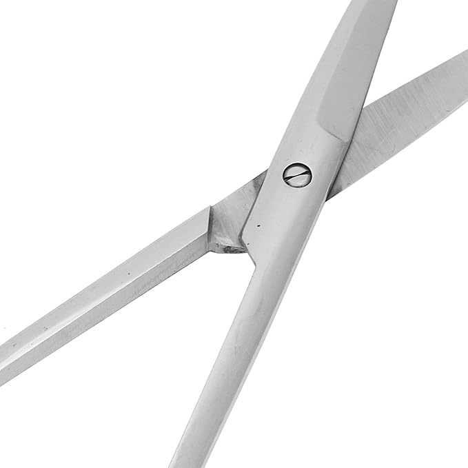 Stainless Steel Animal Scissors, Veterinary Pet Farm Curved Round Scissors Household Tool Professional Versatile Tools, 7.1inches