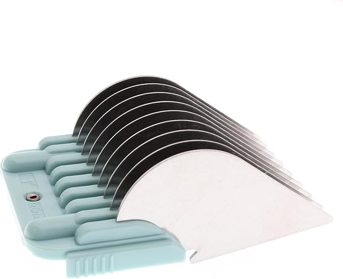 25mm 1" Animal Clipper Guard Attachment (Not Compatible on 5-in-1 Blade) for A5 Series Clippers |Stainless Steel Blade for Dog Groomers| Snap-On/Off Guard Combs for Dog Grooming (Standard COMB25MM)