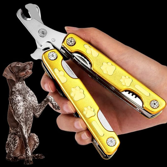 Heavy Duty Dog Nail Clippers for Thick Nail 【Cut Nails Like Butter】, Quite Sharp Pet Nail Clippers for Large Dogs, Easy & Safe Dog Nail Trimmer for Large Medium Small Dogs Cat with Nail File