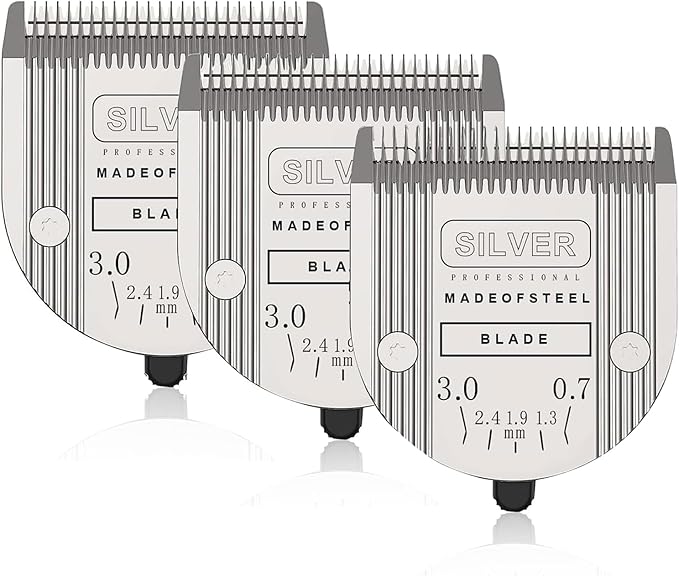 5 in 1 Replacement Blades Compatible with Wahl Bravura .Chromado,Creativa,Figura Dog Clippers for Dogs Grooming-(3PC)