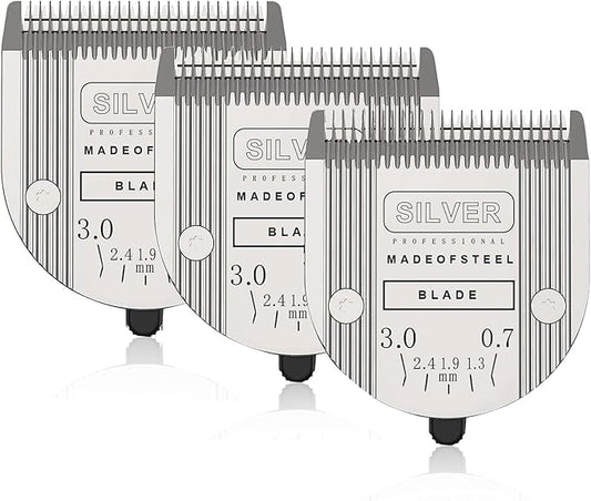 5 in 1 Replacement Blades Compatible with Wahl Bravura .Chromado,Creativa,Figura Dog Clippers for Dogs Grooming-(3PC)