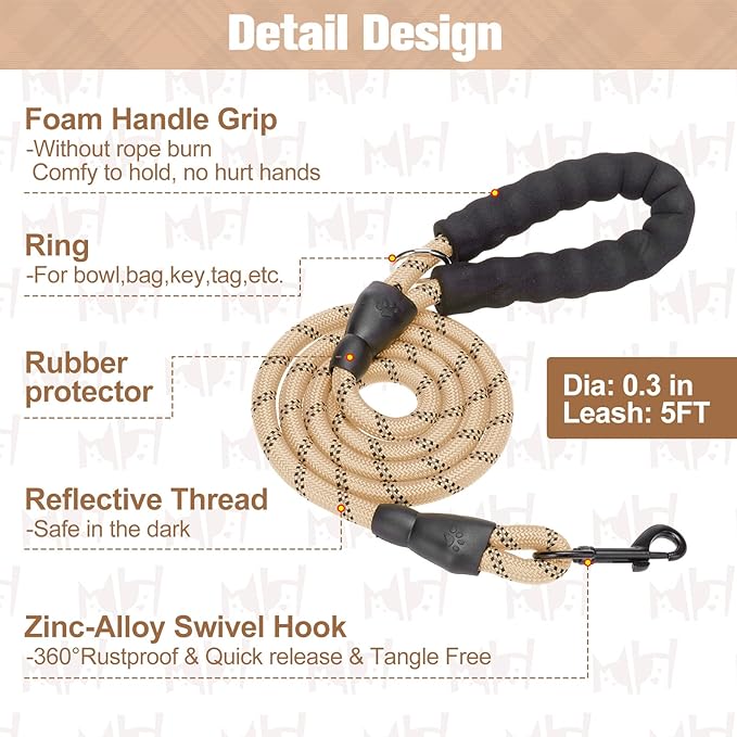 BEAUTYZOO Small Plaid Dog Harness and Leash Set for XS S Pets, Step in No Chock No Pull Soft Mesh Dog Vest Harnesses Reflective for Extra-Small/Small Medium Puppy Dogs and Cats, Beige S