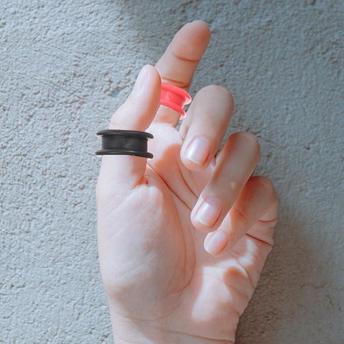 Finger Inserts 10pcs Silicone Ring Thumb Grips Dog Clippers Professional Beauty Tools + Accessories Pet Shears Finger Rings Grooming Grips Shear Ring