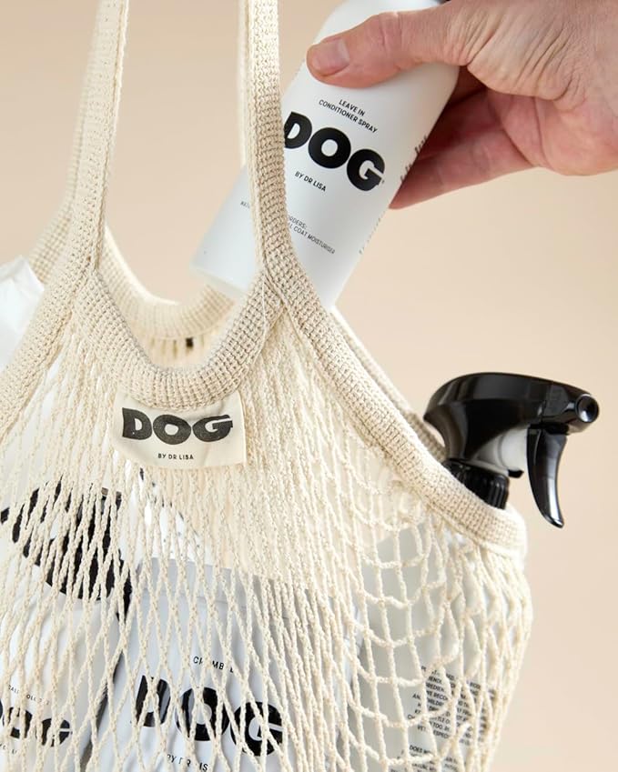 DOG by Dr Lisa - Leave in Conditioner Spray - Dog Coat Detangling and Dematting Spray - No-Rinse Conditioner for Dog Grooming - Reduce Knots & Tangles - Plant Based, Vegan Friendly