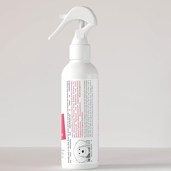 Easy Groom Detangling Mist - Hydrating Pet Coat Spray for Dogs & Cats, Mat & Tangle Free, Organic Ingredients, Made in USA, 7.1oz