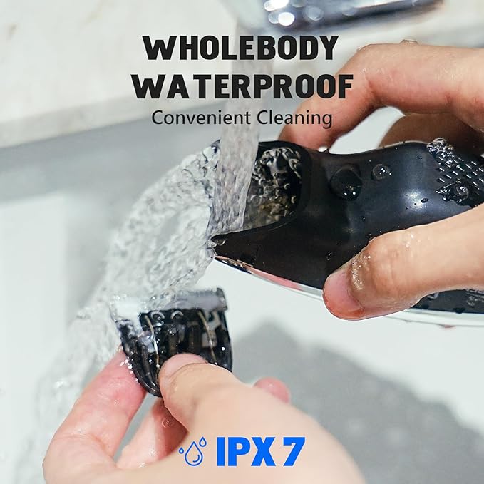 Pet Grooming Clippers for Matted Hair Cat, Trimmer for Low Noise, Waterproof Portable USB Rechargeable Professional Cat Cippers for Dogs and Cats Eyes, Ears, and Paws Silver