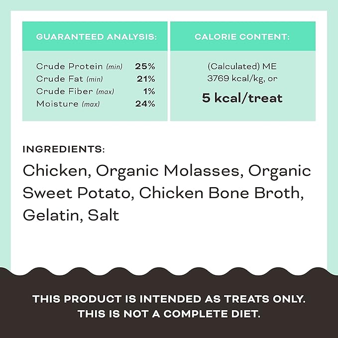 Primal Chicken Jerky Dog Treats Made with Broth, Give Pieces a Chance Training Treat for Dogs, 4 oz