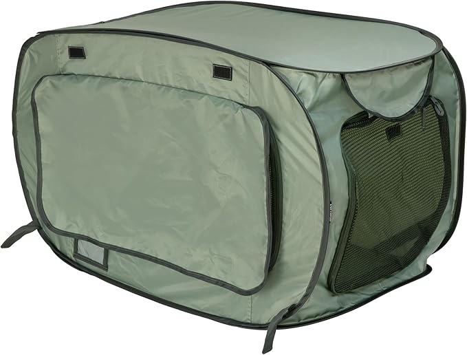 SportPet Designs Soft Sided Pop-Open Kennels, Green