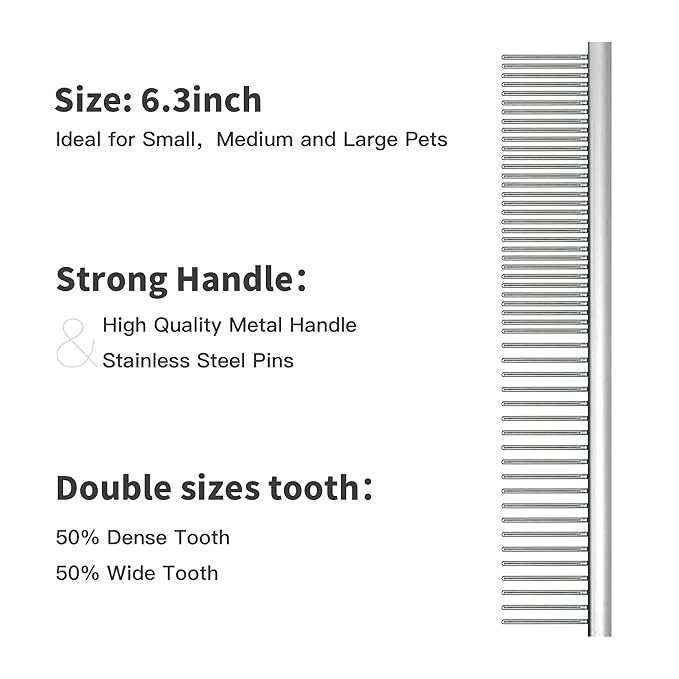 Large Slicker Brush & Green-comb Value Kit, Extra Long Pin Dog Grooming Brush for Curly Hair Goldendoodles, Removes Long and Loose Hair & Undercoat