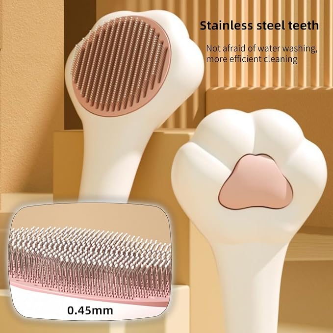 3PCS Cat Brush with Release Button,Dog Brush,Cat Brush Dog Brush for Shedding Grooming, Cat Brushes for Indoor Cats, Dog Grooming Brush Pet Brush for Semi-Short to Semi-Long Hair