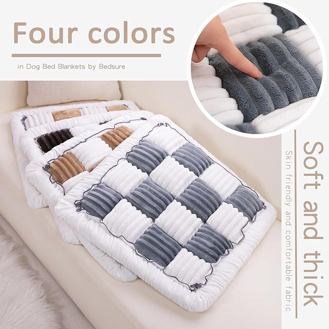 Pet Couch Cover, Couch Cover for Dogs Washable,Durable Pet Couch Covers for Sofa,Pet Friendly Sofa Protector, Large Dog Furniture Shield, Easy Clean Dog Couch Cover(19.7x19.7In,Dark Coffee)