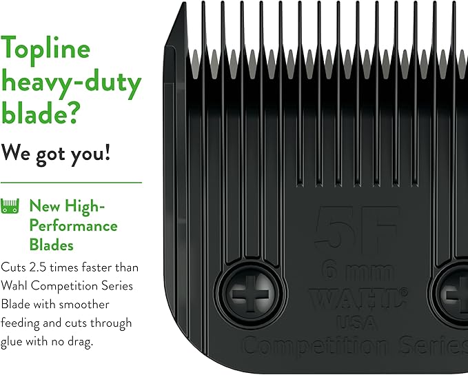 Wahl Professional Animal 5F Full Coarse Ultimate Competition Series Detachable Blade with 15/64-Inch Cut Length (2372-500)