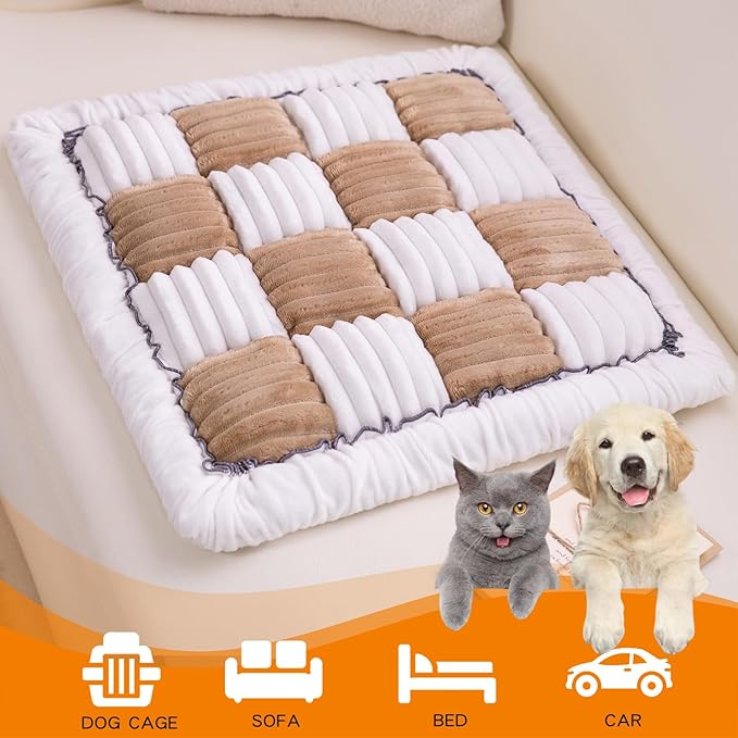 Pet Couch Cover, Couch Cover for Dogs Washable,Durable Pet Couch Covers for Sofa,Pet Friendly Sofa Protector, Large Dog Furniture Shield, Easy Clean Dog Couch Cover(19.7x19.7In,Dark Coffee)