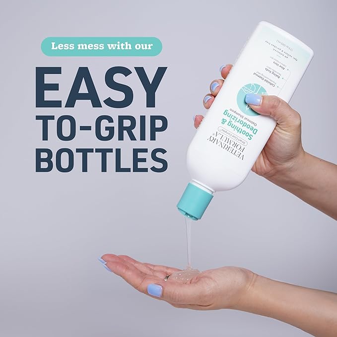 Veterinary Formula Smart Coat Complex Soothing and Deodorizing Oatmeal Shampoo for Dogs, 17 Fl oz – Baking Soda Eliminates Odors, Aloe Vera & Oatmeal Cleanse and Hydrate Skin – Long-Lasting Fragrance