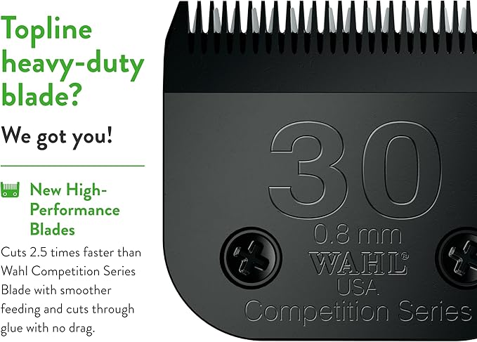 Wahl Professional Animal 30 Fine Ultimate Competition Series Detachable Blade with 1/32-Inch Cut Length (2355-500)