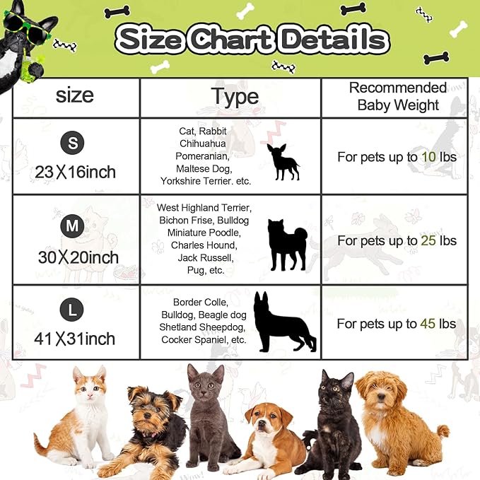 1 Pack 3 Blankets for Dogs Super Soft Fluffy Premium Fleece Pet Blanket Dogs Blankets for Dogs Flannel Throw for Dog Puppy Cat Paw Blanket,Grey/Brown/White,23x16inch