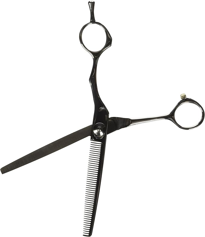 Master Grooming Tools 5900 Series Japanese Stainless Steel Shears — High-Performance Shears for Grooming Dogs - 46-Tooth Thinning Shears, 6½"