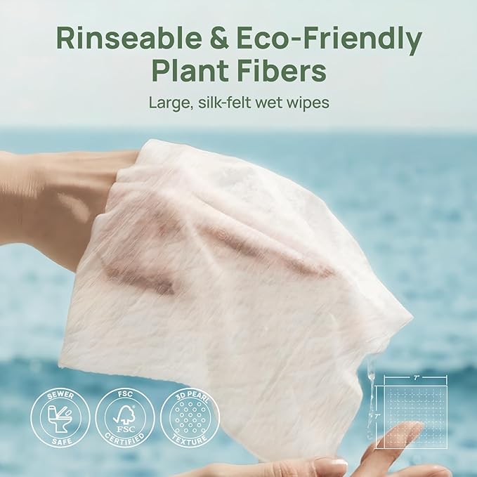 HICC PET Wipes for Dogs & Cats, Cleansing Deodorizing & Soothing Allergy Infections Anal Gland Pets Wipes with Coconut Oil - Dog Grooming Wipes for Butt and Paw - Hypoallergenic & Vet Recommended