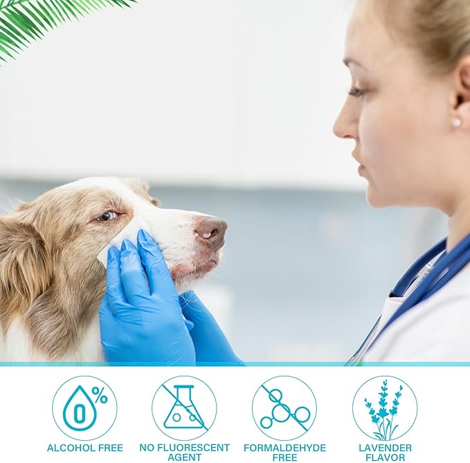 Treela 10 Packs of 800 Dog Wipes Pet Wipes Cat Grooming Supplies for Paws, Butt, Ear, Skin, Eye, Body Cleaning Bath Stain Odor Remover, Home or Travel Use(Coconut)