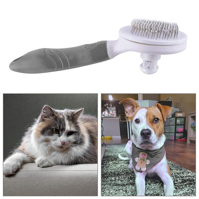 Slicker Brushes for Cats and Dogs - Removes Loose Undercoat, Mats, and Tangled Hair - Massage and Shedding Grooming Comb