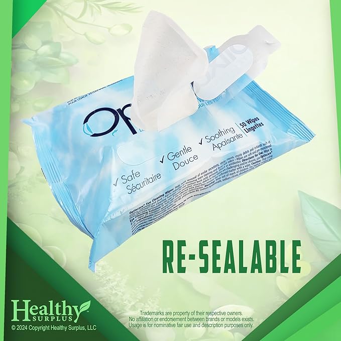 Optixcare Eye Cleaning Wipes for Dogs and Cats 50 Count 2 Pack (100 Total Wipes)