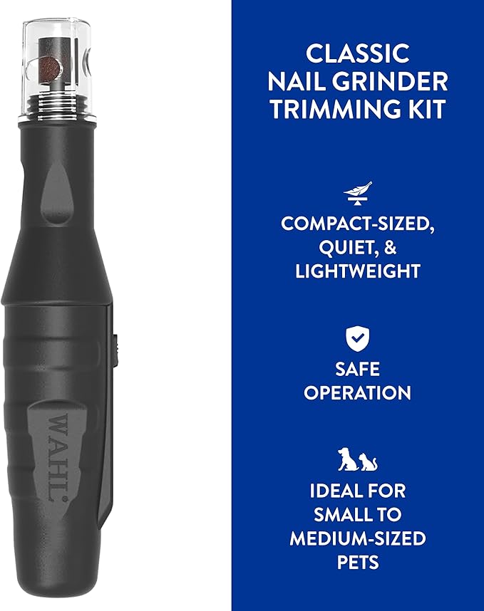 Wahl Professional Animal Pet, Dog, and Cat Classic Nail Grinder Trimming Kit (5971)