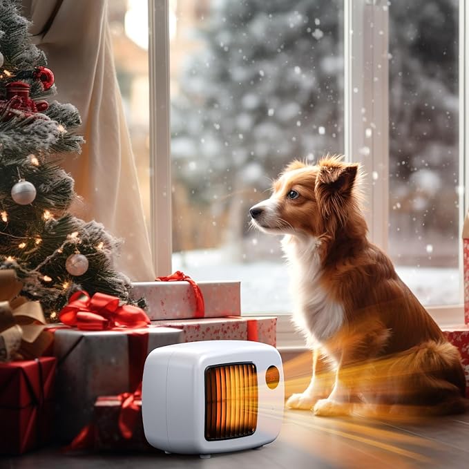 Unique Design 600W/300W Dog House Heater with Thermostat for Outside Winter Insulated House 6 Ft Anti Chew Cord, Safe Heated Outdoor & Won't Burn Pets, Indoor Electric Pet Kennel Heater