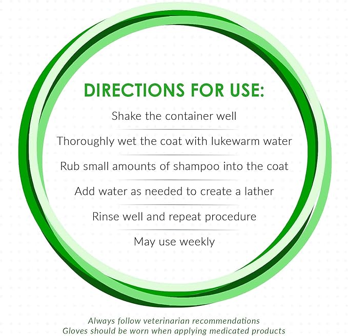 Vetoquinol Universal Medicated Shampoo for Dogs, Cats and Horses, 16oz