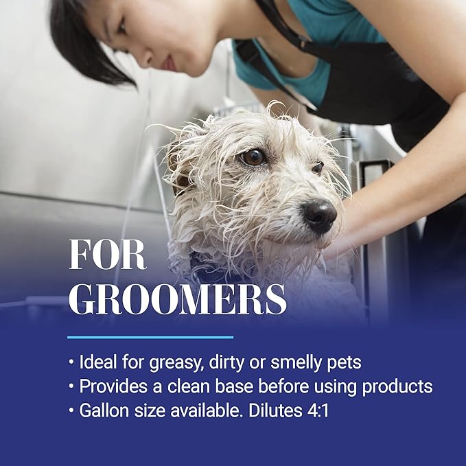 Chris Christensen Clean Start Clarifying Dog Shampoo - Pro-Vitamin Formula That Won’t Strip The Coat! Removes Product Build-up, Waxes, Oil and Dirt (16 Ounces)