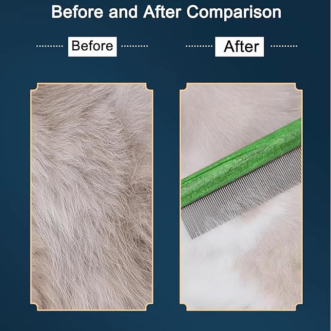 Wooden Small Dog Grooming Brush - Perfect for Shih Tzus, Yorkies, and Maltipoos - Ideal Puppy Hair Brushes for Maltese and Small Breeds (Green)