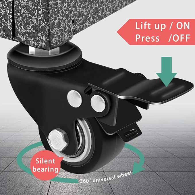 SMONTER Heavy Duty Dog Cage for Large Dog Strong Metal Kennel and Crate Pet Playpen with Three Doors, Four Wheels,42 Inch,Y Shape,Brown … … …