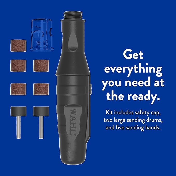 Wahl Professional Animal Pet, Dog, and Cat Classic Nail Grinder Trimming Kit (5971)